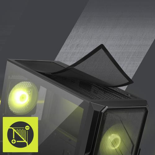 MSI MAG FORGE 151A B75 PCIE5 II 750W 80+BRONZE AUTO 4x12CM RGB FAN PENCERELI ATX GAMING KASA